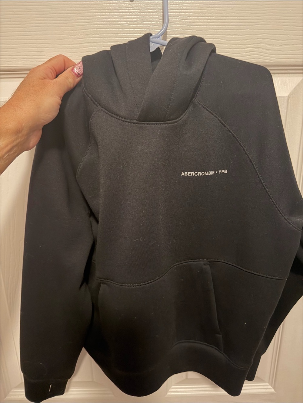 Abercrombie & Fitch Black Crewneck Hoodie